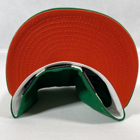 New Era 59FIFTY HOUSTON ASTROS Green Wool 50TH ANNIV. PATCH Fitted Hat 7 1/4" - Picture 5 of 5